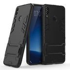 Shockproof PC + TPU Case for Huawei Honor 8C, with Holder, For Honor 8C