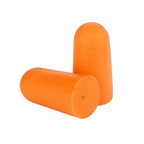 Ten Pairs Non-toxic Orange Soft Memory Foam Material Earplug for Sleeping