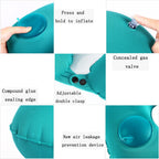 Portable Press Type Automatic Inflating Travel U-shape Neck Pillow — view 5