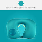 Portable Press Type Automatic Inflating Travel U-shape Neck Pillow — view 6