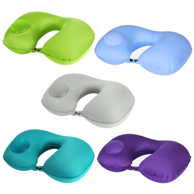 Portable Press Type Automatic Inflating Travel U-shape Neck Pillow — view 12