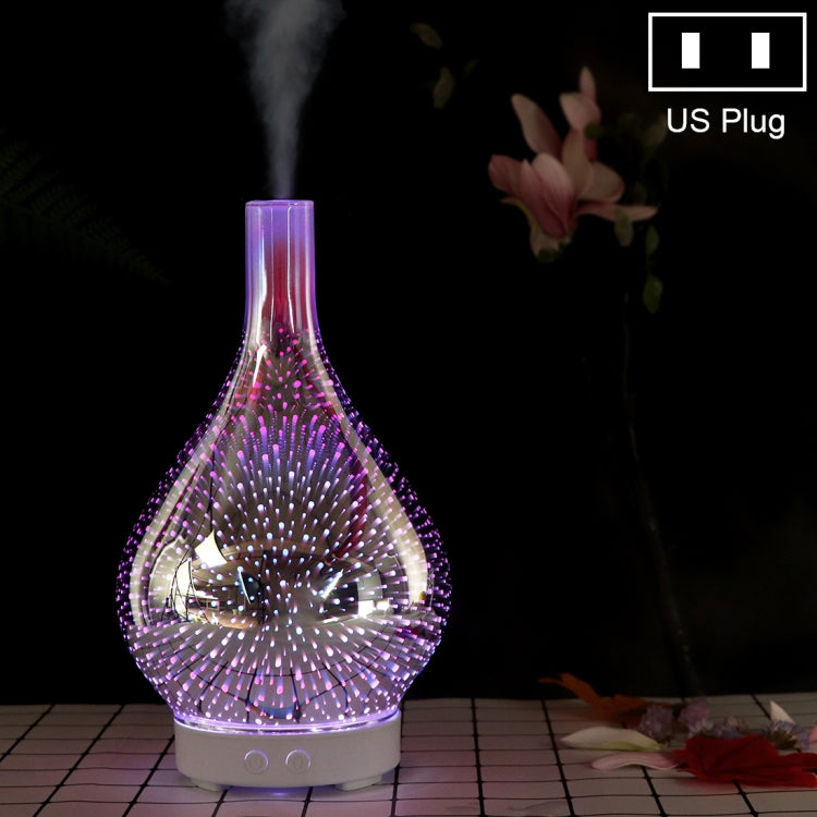 Mini 100ml Household Humidifier Ultrasonic Creative Purification 3D Glass Aromatherapy Machine Automatic Alcohol Sprayer, AU Plug, HC0387AU, HC0387EU, HC0387UK, HC0387US — view 8