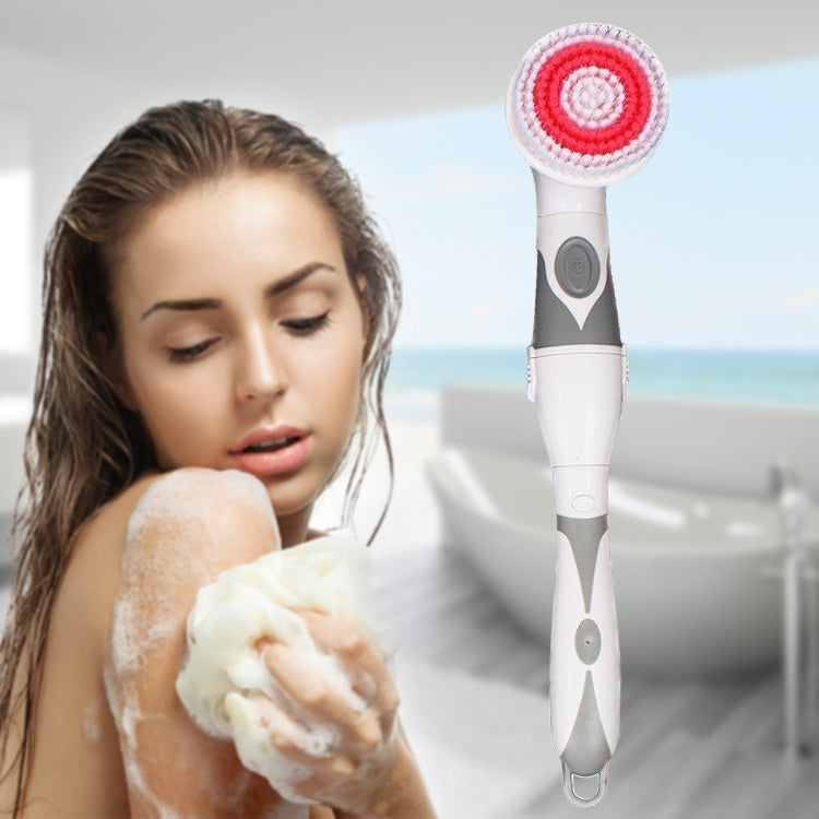 Multi-function Electric Waterproof Bath Cleansing Brush Long-handled Massage Brush, with 4 Brush Heads — view 12