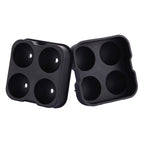 Ball Shape 4-Grid Silicone Ice Cube Mold, Ball Shape — Ball Shape
