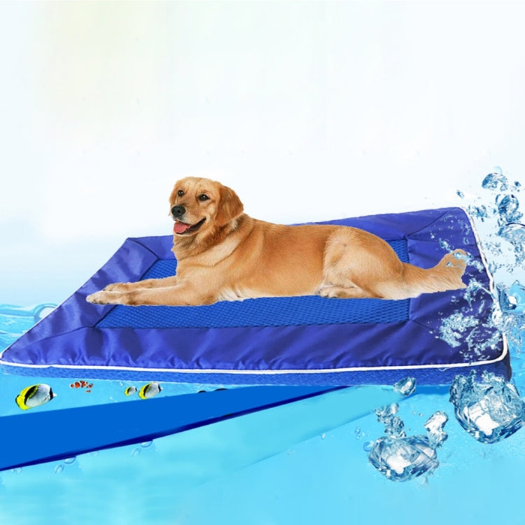 Summer Dog Pad Bed House Pet Cool Down Pad Detachable Dog Mat Cushion, Large, Size:73*46*4cm