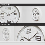 12 inch Creative Decorative Round Shape Living Room Simple Modern Quartz Wall Clock