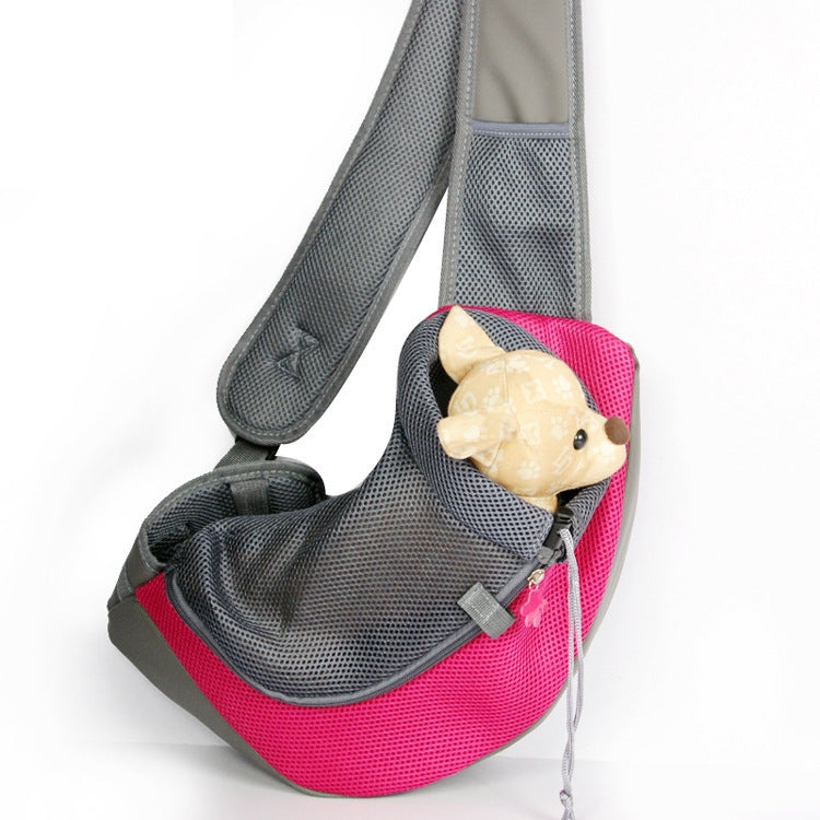 Dog and Cat Sling Carrier Hands Free Reversible Pet Papoose Bag, Size：Small — Yellow
