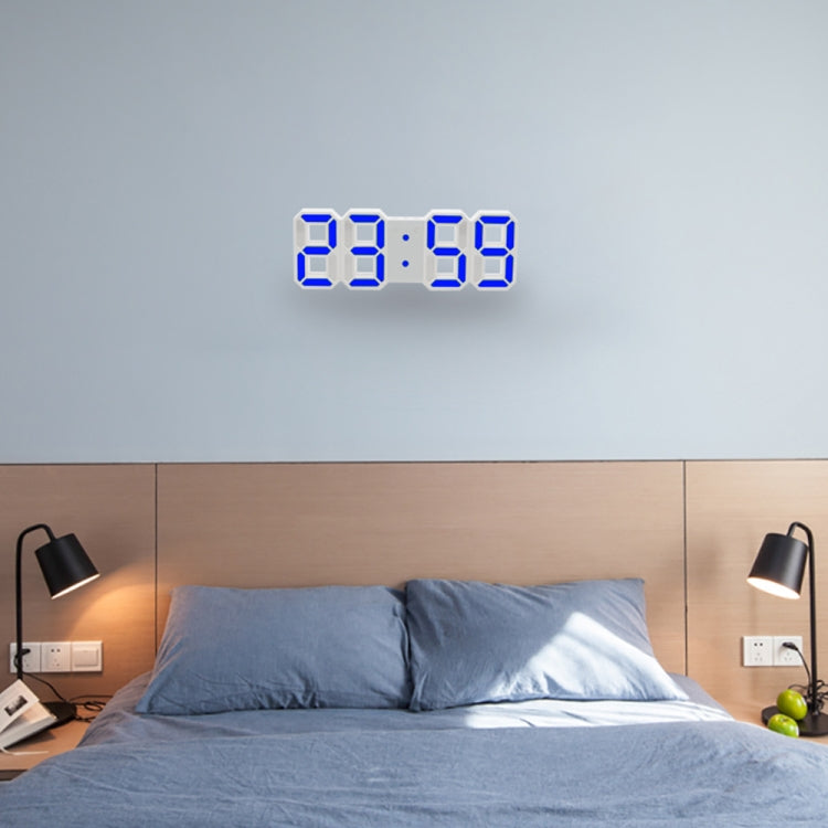 Multi-Function Large 3D LED Digital Wall Alarm Clock with Snooze Function, 12/24 Hours Display for Home, Kitchen, Office, DC 5V, CE Certificated