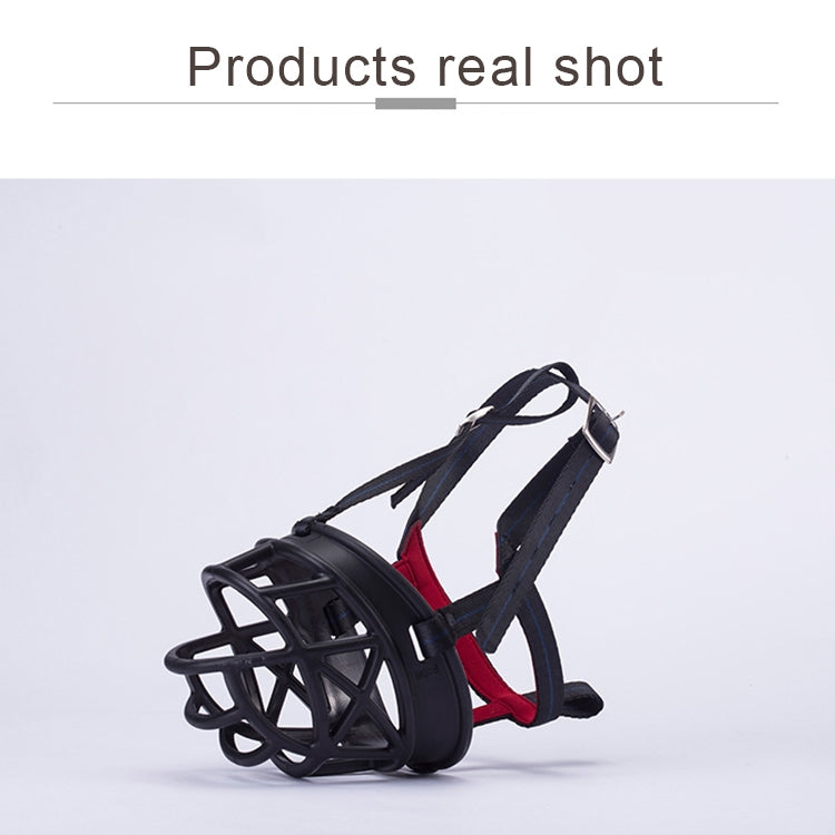 Dog Muzzle Prevent Biting Chewing and Barking Allows Drinking and Panting, Size: 11.2*10.7*14.3cm