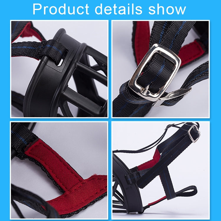Dog Muzzle Prevent Biting Chewing and Barking Allows Drinking and Panting, Size: 11.2*10.7*14.3cm