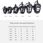 Dog Muzzle Prevent Biting Chewing and Barking Allows Drinking and Panting, Size: 11.2*10.7*14.3cm