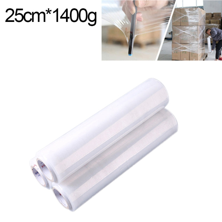 PE Transparent Stretch Wrap Film(Width: 25cm, Length: 200m), Width: 25cm, Length: 200m