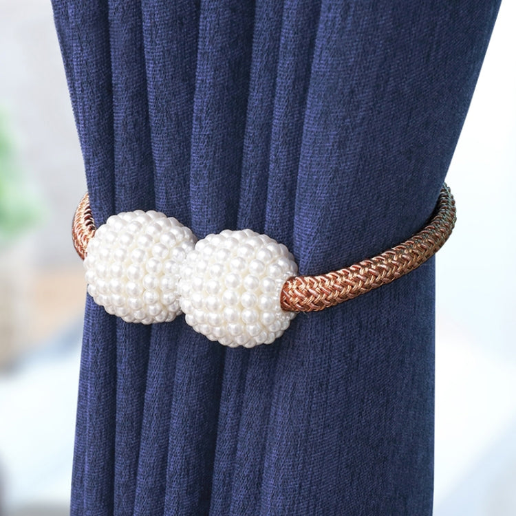 Fashion Adornments Pearl Magnetic Buckle Curtain Strap — view 11