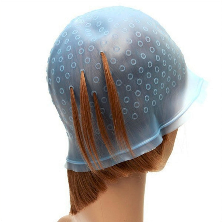 High Temperature Resistant Acid and Alkali Silicone Pick Dye Hair Dye Hat, Random Color Delivery