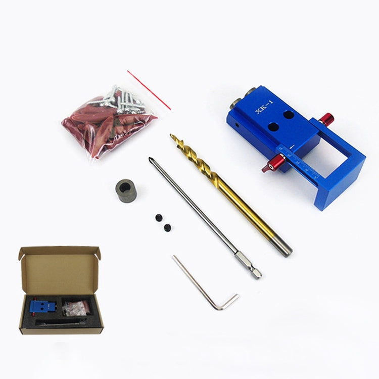 Aluminum Alloy Woodworking Oblique Hole Locator Woodworking Punch Tool, XK-1 A
