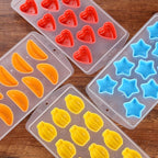 Silicon Ice Cube Tray / Ice Mold Random Color, Banana Shaped