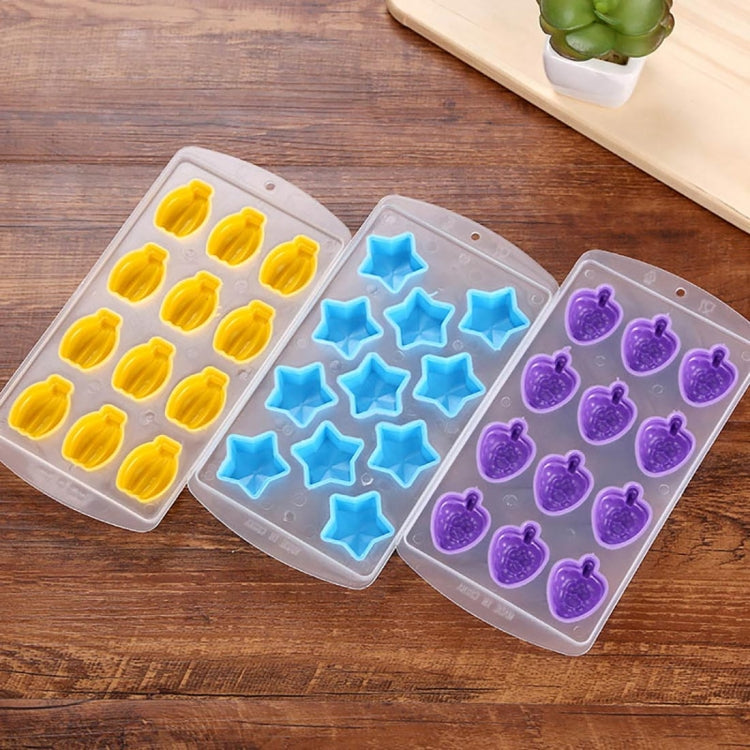 Silicon Ice Cube Tray / Ice Mold Random Color, Banana Shaped