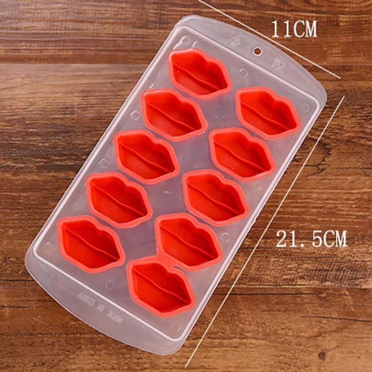 Silicon Ice Cube Tray / Ice Mold, Lips Shaped