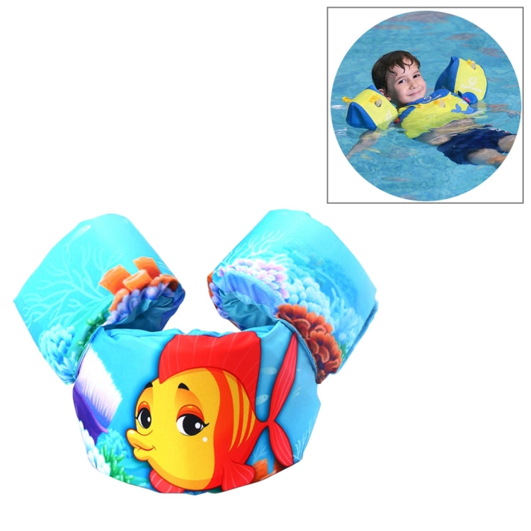 Pattern Children Swimming Lifesaving Equipment Buoyancy Swimsuit Vest Sleeves Back Floating Arm Swim Rings Snorkeling Suit, Size: 86cm, Suitable for 2-7 Years of Age, Buoyancy Within 10-30kg Baby Use