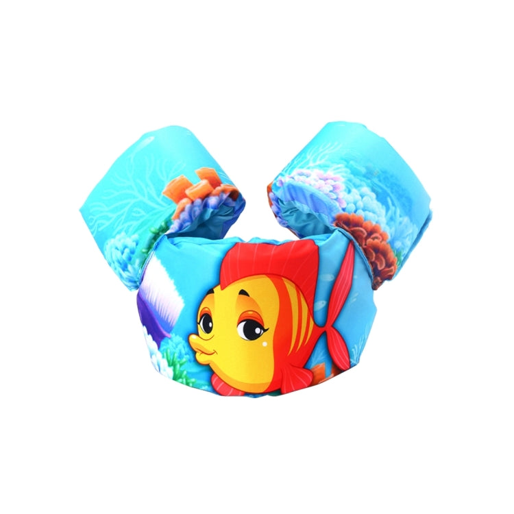 Pattern Children Swimming Lifesaving Equipment Buoyancy Swimsuit Vest Sleeves Back Floating Arm Swim Rings Snorkeling Suit, Size: 86cm, Suitable for 2-7 Years of Age, Buoyancy Within 10-30kg Baby Use