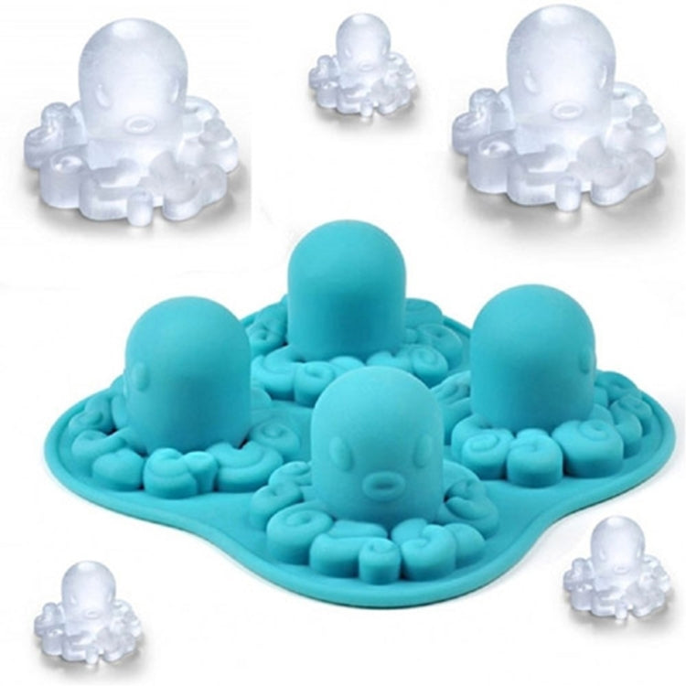 Adorable Octopus Mold Silicone Ice Cube Tools Ice Cream Cube Tray / Ice Mold