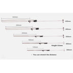 Telescopic Rail Pull-Out Wardrobe Clothes Hanger（40cm), 40cm — view 4