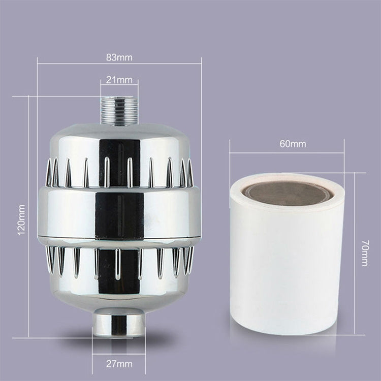 Bath Water Purifier Shower Faucet Chlorine Filter, Interface: 2.1cm / 2.7cm