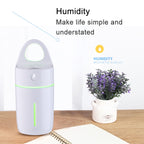 1.5W - 2W 175ml Mini Portable USB Negative Ions Humidifier Beauty and Water Supplement Instrument with Colorful LED Light