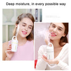 1.5W - 2W 175ml Mini Portable USB Negative Ions Humidifier Beauty and Water Supplement Instrument with Colorful LED Light