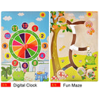 Multi-functional Wooden Gaming Treasure Box Toy