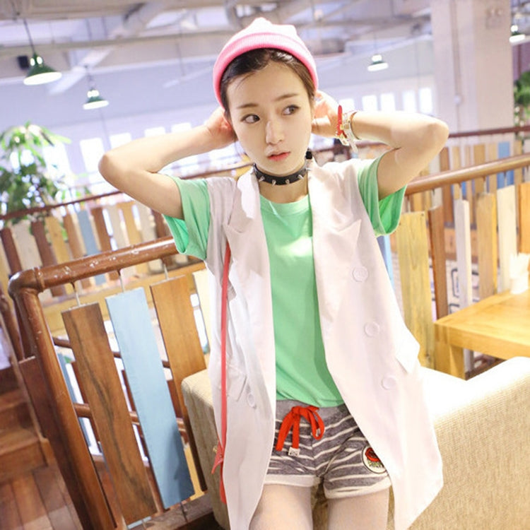 Punk Style Fashion Street Dance Rock Leather Rivet Necklace Collar, Random Color Delivery