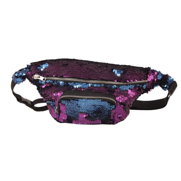 Sequins Waist Bag Double Color Makeup Bag Mermaid Purses Chest Pack Women Girl Travelling Mobile Phone Bag