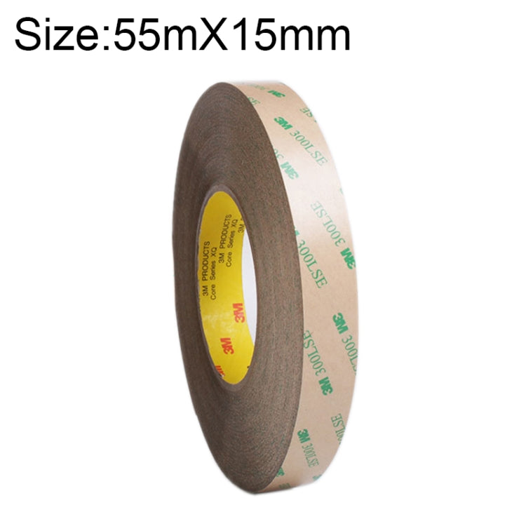 Super Adhesive Ultra-thin Transparent and High-temperature Resistant Double-sided Traceless Tape, Size: 55m x 15mm
