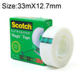 Scotch 810 Magic Invisible Tape Transparent Writing Repair Traceless Copying Tape, Size: 33m x 12.7mm