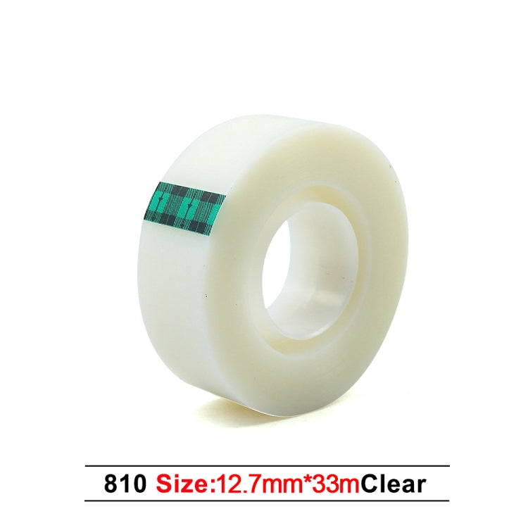 Scotch 810 Magic Invisible Tape Transparent Writing Repair Traceless Copying Tape, Size: 33m x 12.7mm