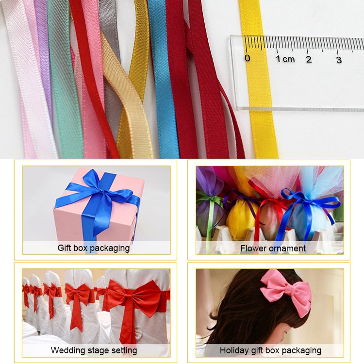 High Density Polyester Hand Woven Ribbon, Size: 91m x 0.6cm — Color Satin Ribbons 4