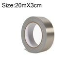 Plain Weave Double-sided Conductive Cloth Adhesive Cloth Single Sided Adhesive EMI Shielding Button Repairs, Size: 20m x 3cm