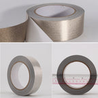 Plain Weave Double-sided Conductive Cloth Adhesive Cloth Single Sided Adhesive EMI Shielding Button Repairs, Size: 20m x 3cm