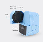 Mini Manual Child Deformation Alarm Clock Robot Toy — White