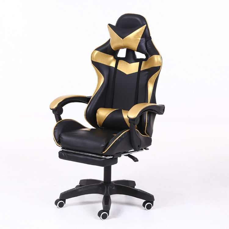 Computer Office Chair Home Gaming Chair Lifted Rotating Lounge Chair with Footrest / Nylon Feet — view 13