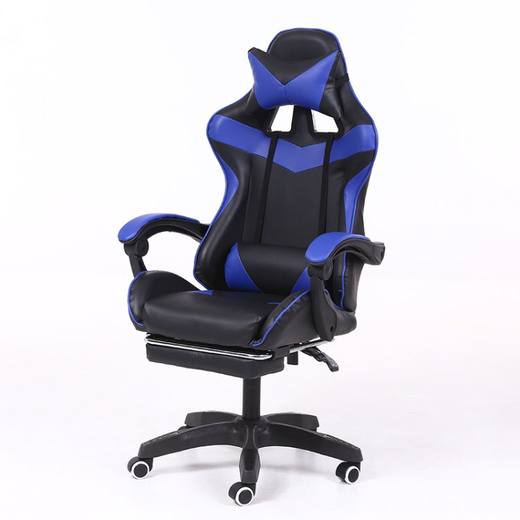 Computer Office Chair Home Gaming Chair Lifted Rotating Lounge Chair with Footrest / Nylon Feet — view 14