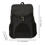 Portable Folding Nylon Breathable Pet Carrier Backpack, Size: 45 x 36 x 31cm