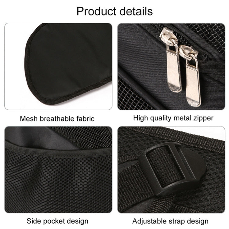 Portable Folding Nylon Breathable Pet Carrier Backpack, Size: 45 x 36 x 31cm