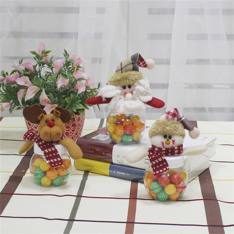 Elk Candy Jar Christmas Decoration, Circle Shape