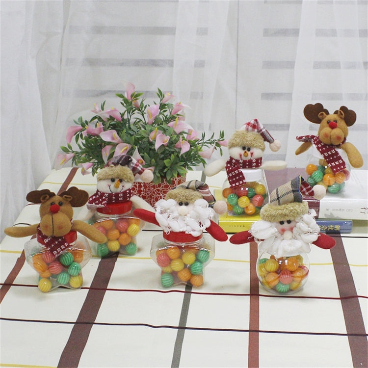 Elk Candy Jar Christmas Decoration, Circle Shape