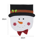 Dinner Table Chair Cover Christmas Decoration, Snowman Pattern