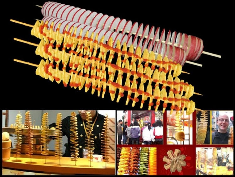 528-1 Manual Twisted Potato Cutter, Potato Chips Slicer, High Quality French Fry Cutter