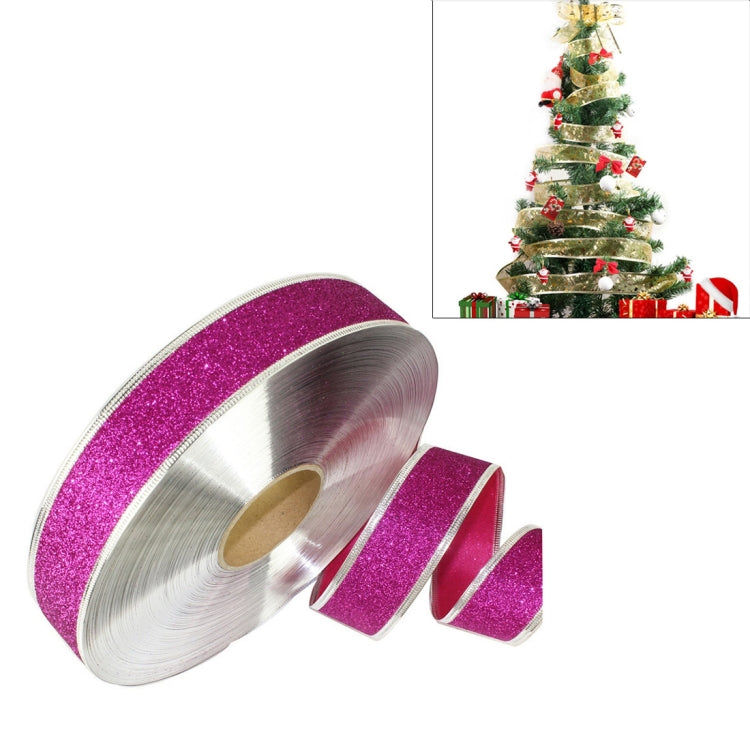 2m Christmas Party Decoration Glitter Powder Christmas Tree Decoration Ribbon — view 13