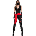 Halloween Woman Warrior Cosplay Pirate Costume Role Play Black Cosplay Cloth Costumes, XL, Chest: 80-100cm, Waistline: 74-85cm