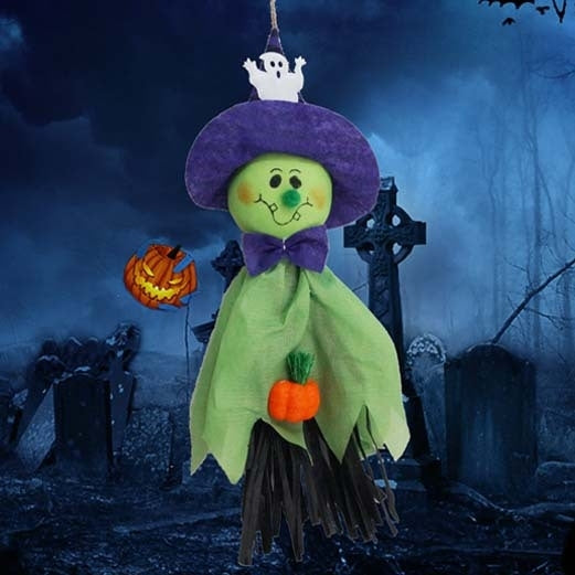 Halloween Hanging Ghost Pendant Pumpkin Halloween Decorations, Random Color Delivery